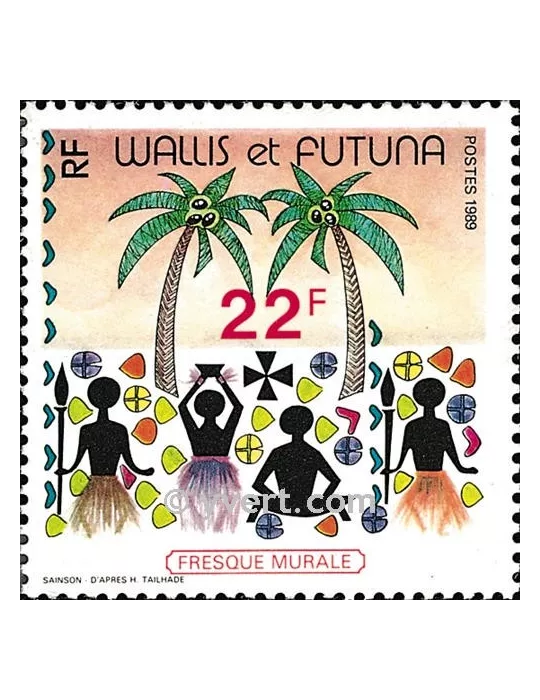 n° 388 -  Timbre Wallis et Futuna Poste