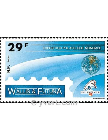 n° 389 -  Timbre Wallis et Futuna Poste 2