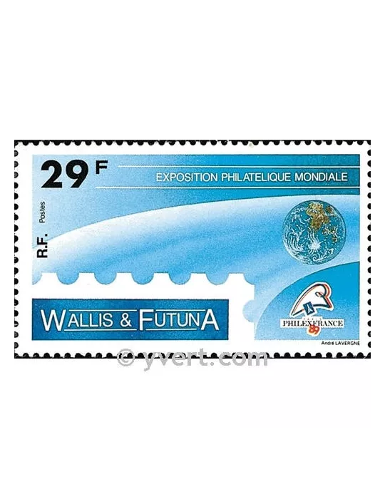 n° 389 -  Timbre Wallis et Futuna Poste