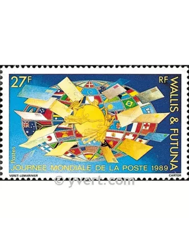 n° 391 -  Timbre Wallis et Futuna Poste 2