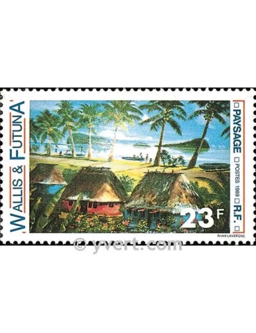 n° 392 -  Timbre Wallis et Futuna Poste 2