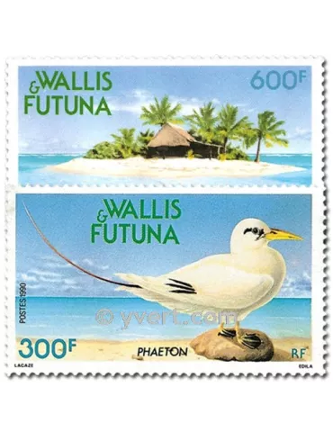 n° 398/399 -  Timbre Wallis et Futuna Poste 2