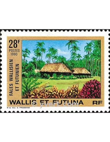 n° 402 -  Timbre Wallis et Futuna Poste 2