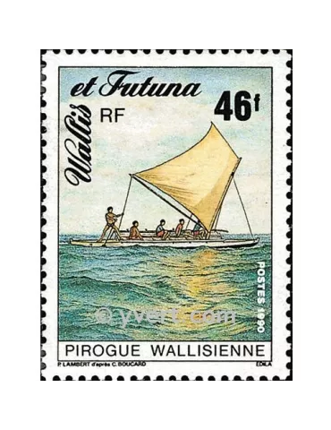 n° 404 -  Timbre Wallis et Futuna Poste 2
