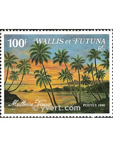 n° 404A -  Timbre Wallis et Futuna Poste 2