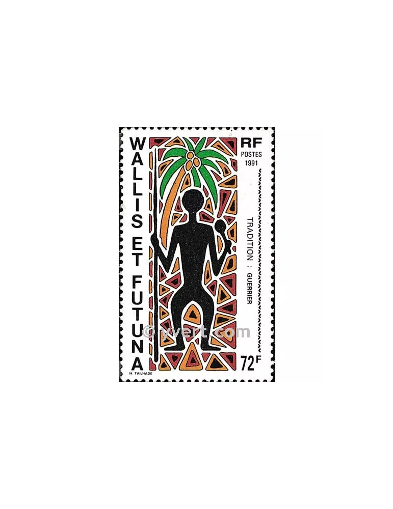 n° 406 -  Timbre Wallis et Futuna Poste