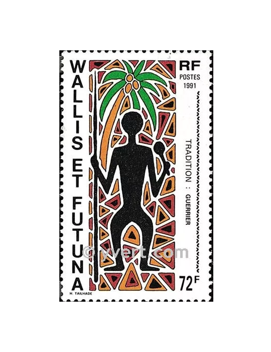 n° 406 -  Timbre Wallis et Futuna Poste