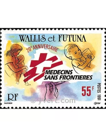 n° 407 -  Timbre Wallis et Futuna Poste 2