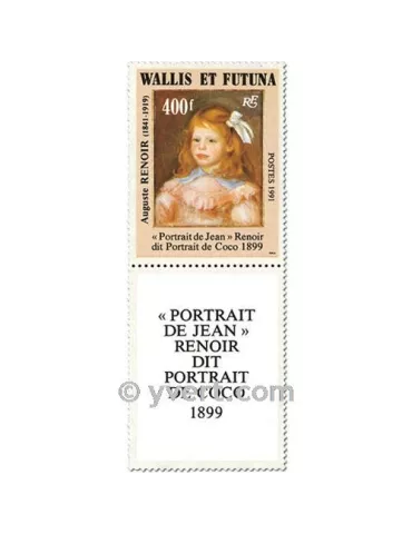 n° 412A -  Timbre Wallis et Futuna Poste 2
