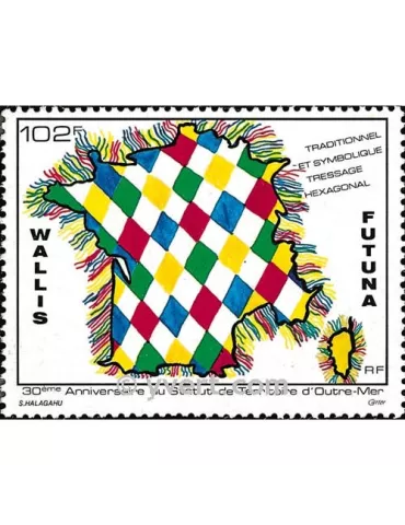 n° 414 -  Timbre Wallis et Futuna Poste 2