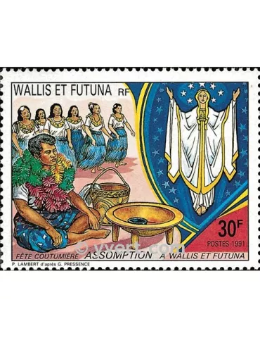 n° 415 -  Timbre Wallis et Futuna Poste 2