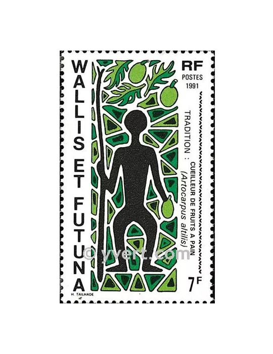 n° 416 -  Timbre Wallis et Futuna Poste
