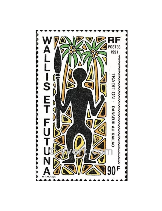 n° 418 -  Timbre Wallis et Futuna Poste