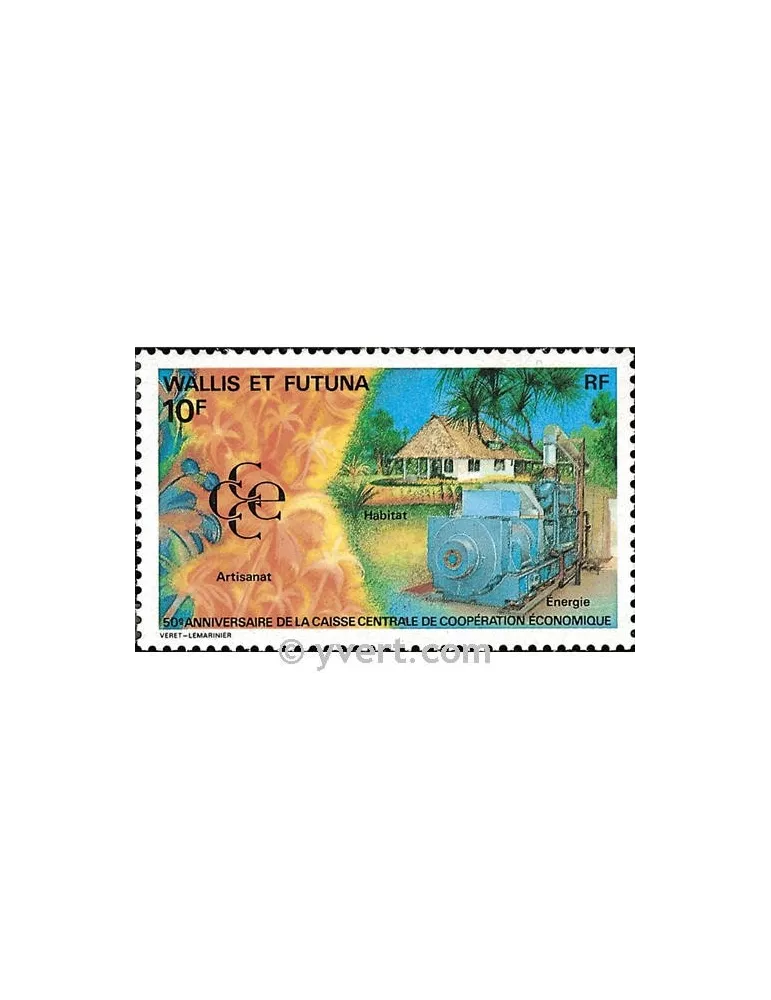 n° 419 -  Timbre Wallis et Futuna Poste