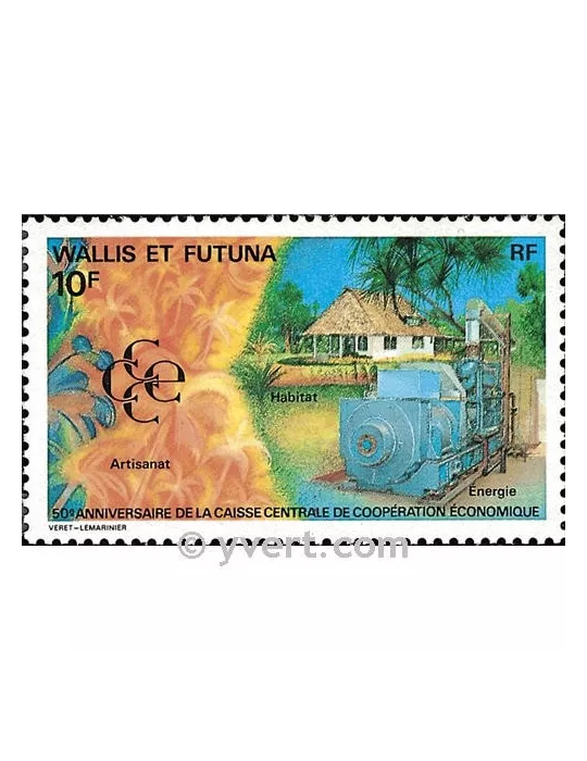n° 419 -  Timbre Wallis et Futuna Poste