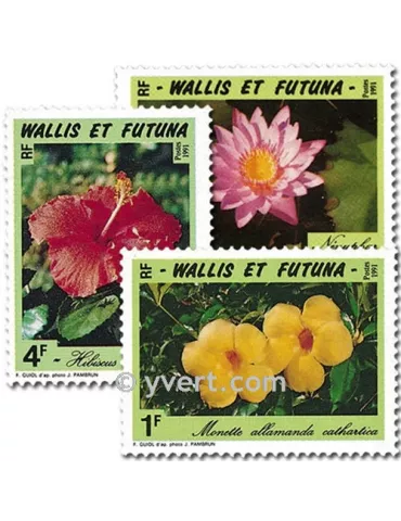n° 420/422 -  Timbre Wallis et Futuna Poste 2