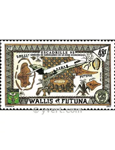 n° 424 -  Timbre Wallis et Futuna Poste 2