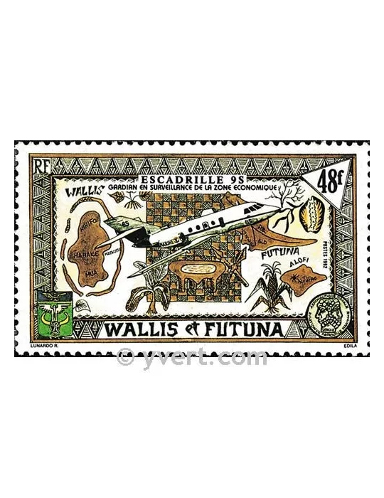 n° 424 -  Timbre Wallis et Futuna Poste