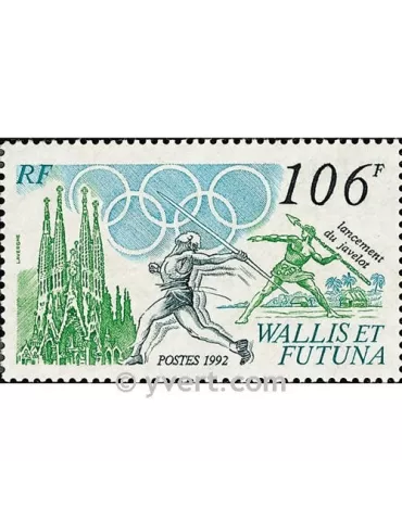 n° 427 -  Timbre Wallis et Futuna Poste 2