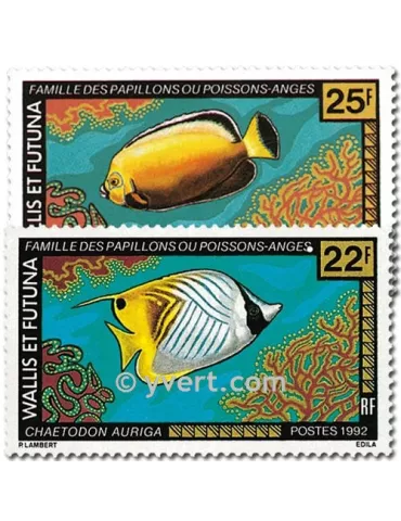 n° 437/438 -  Timbre Wallis et Futuna Poste 2