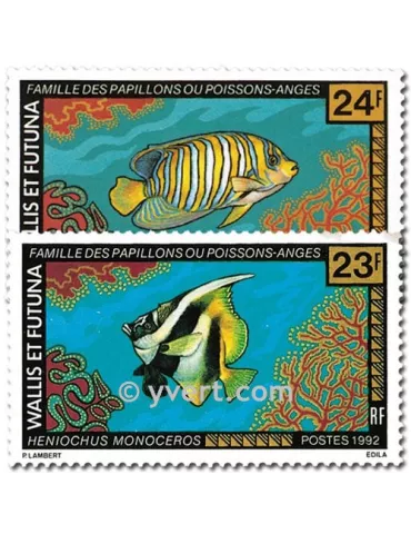 n° 439/440 -  Timbre Wallis et Futuna Poste 2