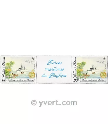 n° 444A -  Timbre Wallis et Futuna Poste 2