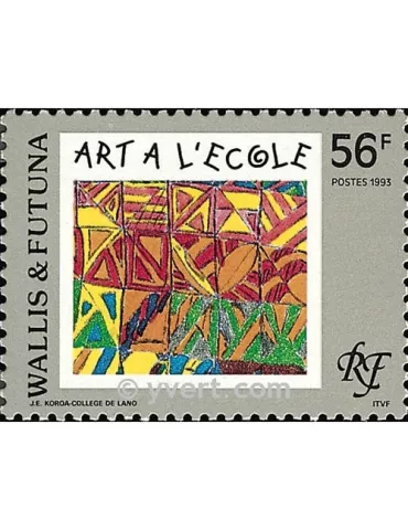 n° 445 -  Timbre Wallis et Futuna Poste 2