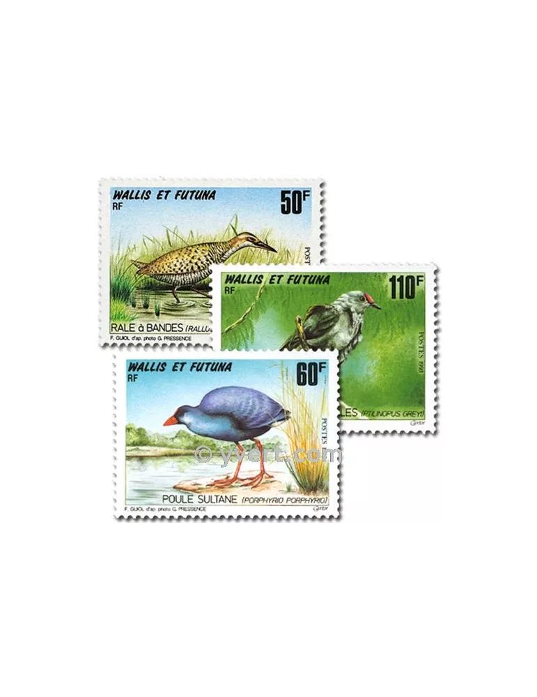 n° 446/448 -  Timbre Wallis et Futuna Poste