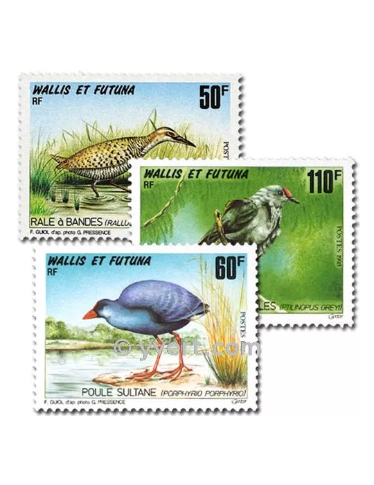 n° 446/448 -  Timbre Wallis et Futuna Poste