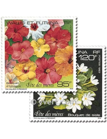 n° 449/450 -  Timbre Wallis et Futuna Poste 2
