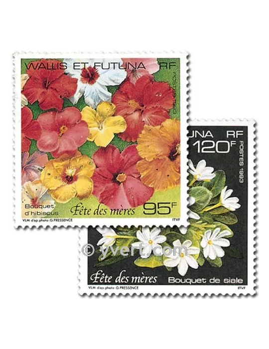 n° 449/450 -  Timbre Wallis et Futuna Poste