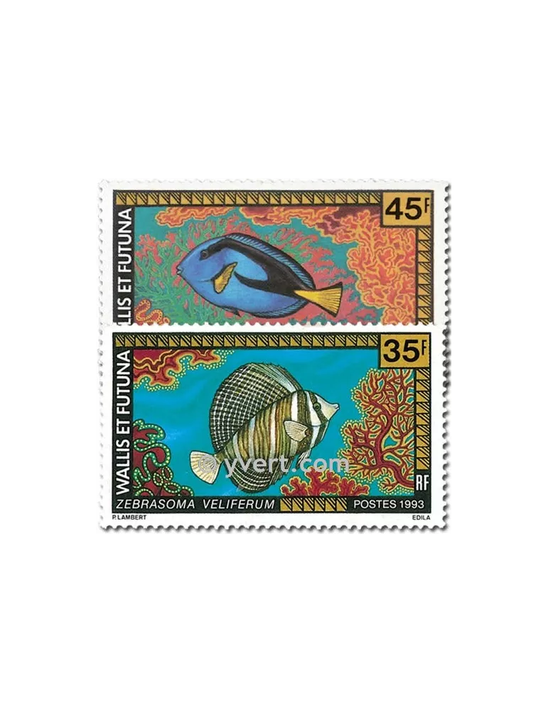 n° 451/452 -  Timbre Wallis et Futuna Poste