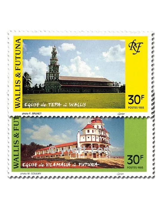 n° 455/456 -  Timbre Wallis et Futuna Poste