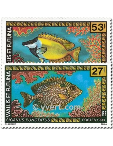 n° 457/458 -  Timbre Wallis et Futuna Poste 2