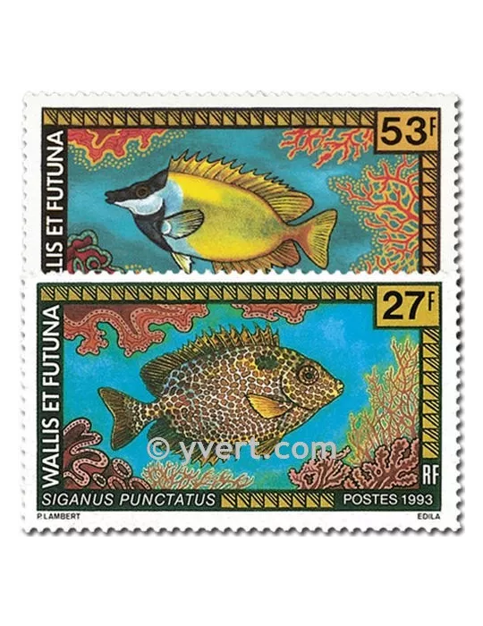 n° 457/458 -  Timbre Wallis et Futuna Poste