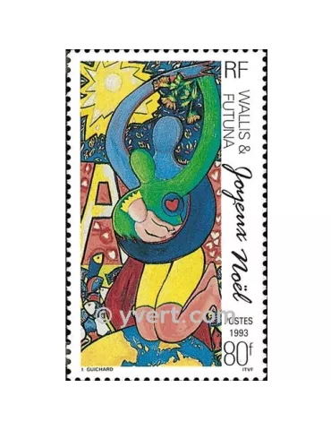 n° 461 -  Timbre Wallis et Futuna Poste 2
