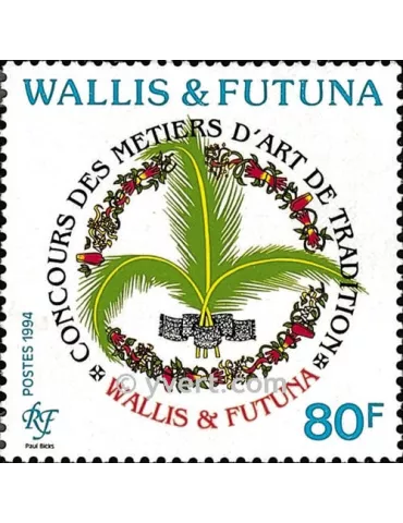 n° 462 -  Timbre Wallis et Futuna Poste 2