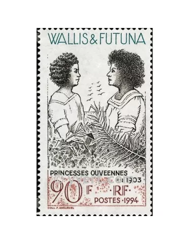 n° 466 -  Timbre Wallis et Futuna Poste 2