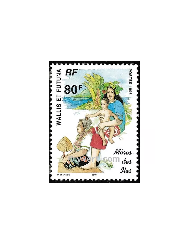 n° 485 -  Timbre Wallis et Futuna Poste