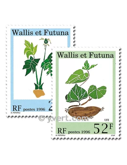 n° 487/488 -  Timbre Wallis et Futuna Poste