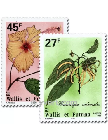 n° 489/490 -  Timbre Wallis et Futuna Poste 2