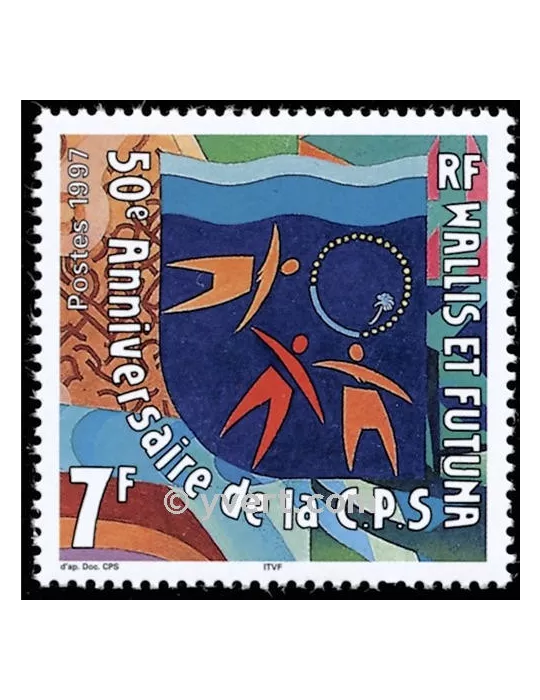 n° 497 -  Timbre Wallis et Futuna Poste