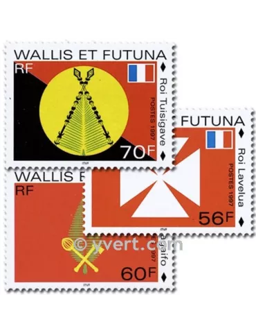 n° 498/500 -  Timbre Wallis et Futuna Poste 2