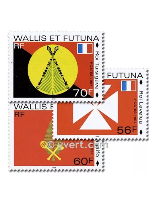 n° 498/500 -  Timbre Wallis et Futuna Poste