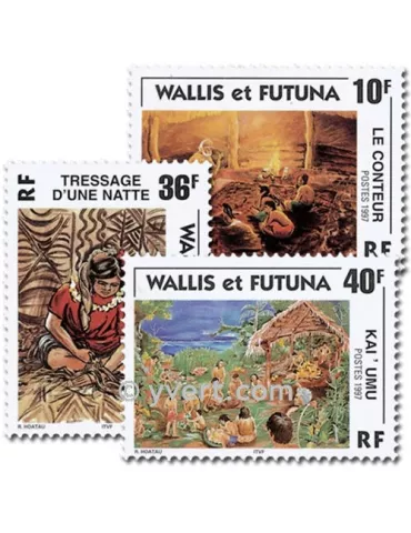 n° 502/504 -  Timbre Wallis et Futuna Poste