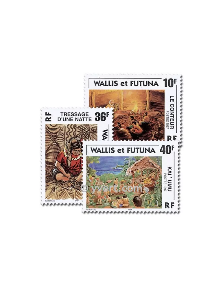 n° 502/504 -  Timbre Wallis et Futuna Poste