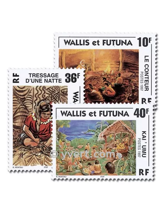 n° 502/504 -  Timbre Wallis et Futuna Poste