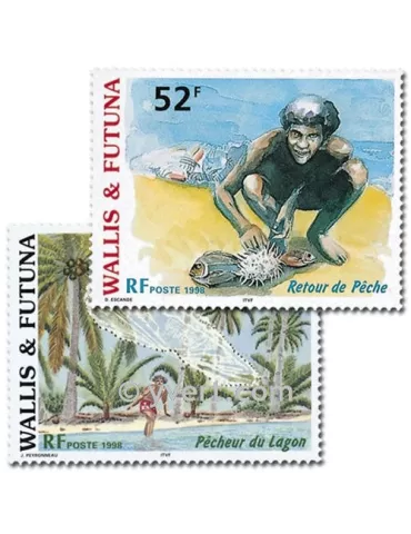 n° 518/519 -  Timbre Wallis et Futuna Poste