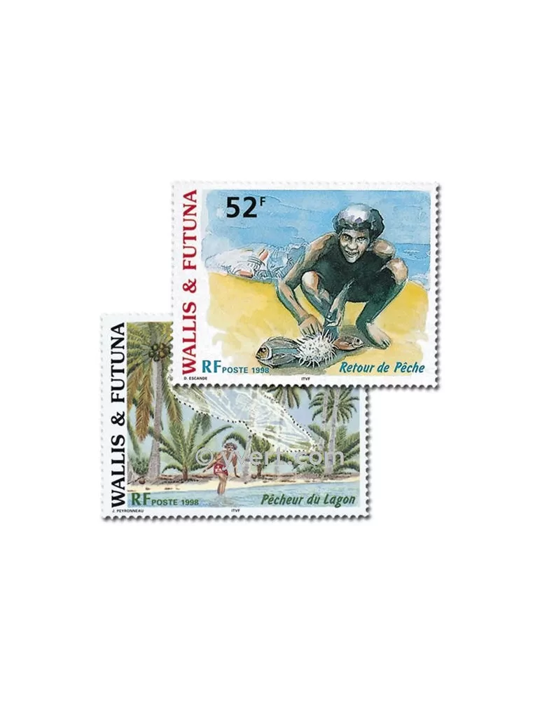n° 518/519 -  Timbre Wallis et Futuna Poste