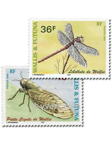 n° 521/522 -  Timbre Wallis et Futuna Poste 2
